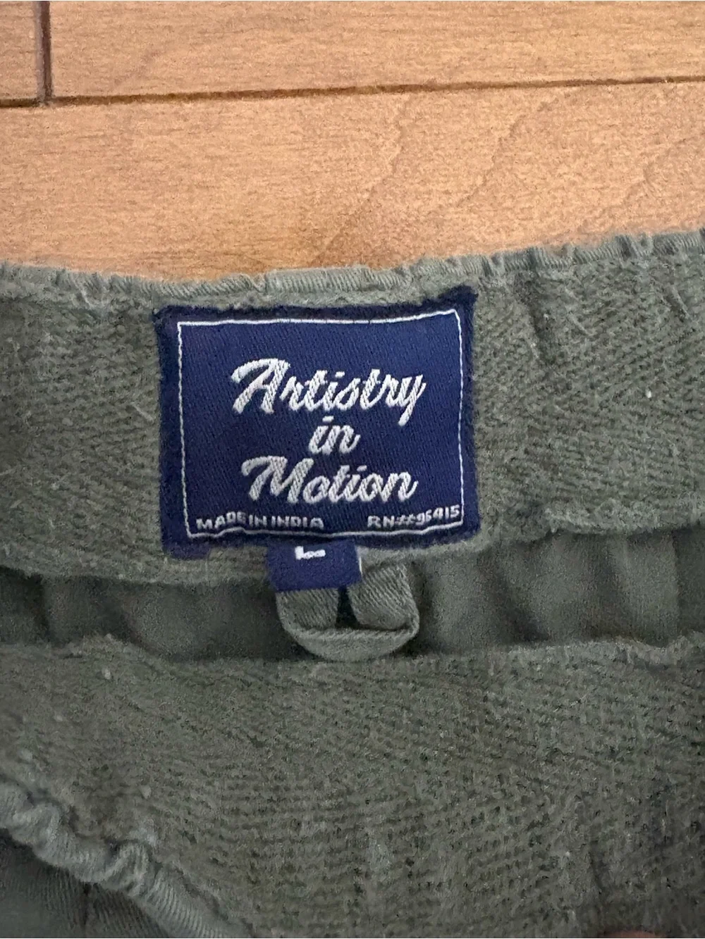 Men’s Olive Hybrid Drawstring Shorts